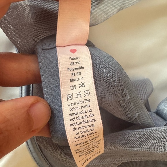 Sheer Gray blue Bra - Picture 4 of 7